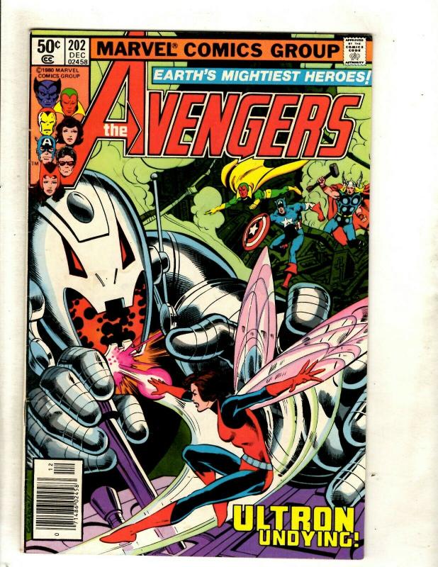 Lot Of 8 Avengers Marvel Comic Books # 173 184 191 202 212 227 (2) 258 Thor RM1