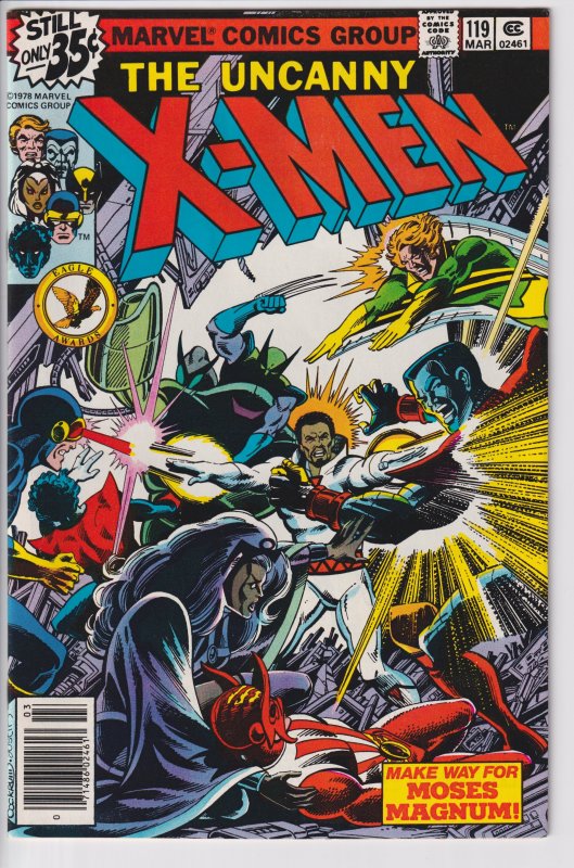 X-MEN #119 (Mar 1979) VF+ 8.5, white!