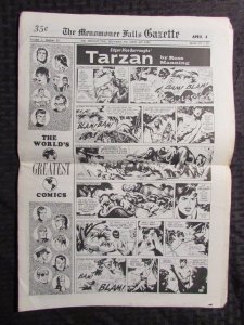 1972 Menomonee Falls Gazette v.1 #16 VG+ Tarzan - Air Hawks