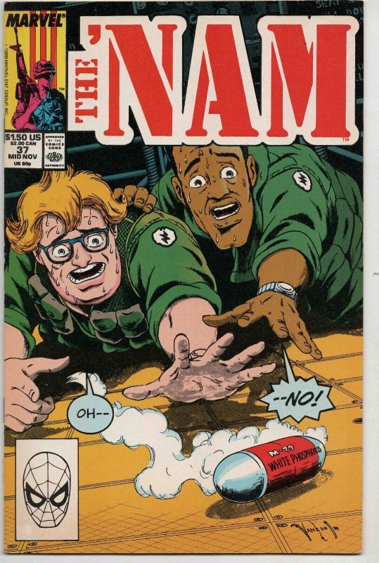 The Nam #37 VINTAGE 1989 Marvel Comics
