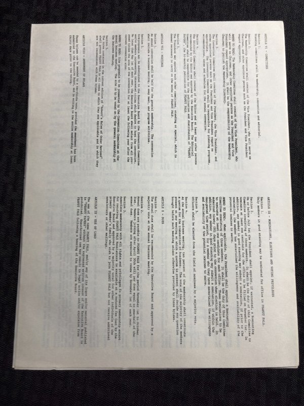 1984 PEANUT PALS PAPERS Fanzine Vol. 6 #2 FN 6.0 Planters Peanuts Memorabilia