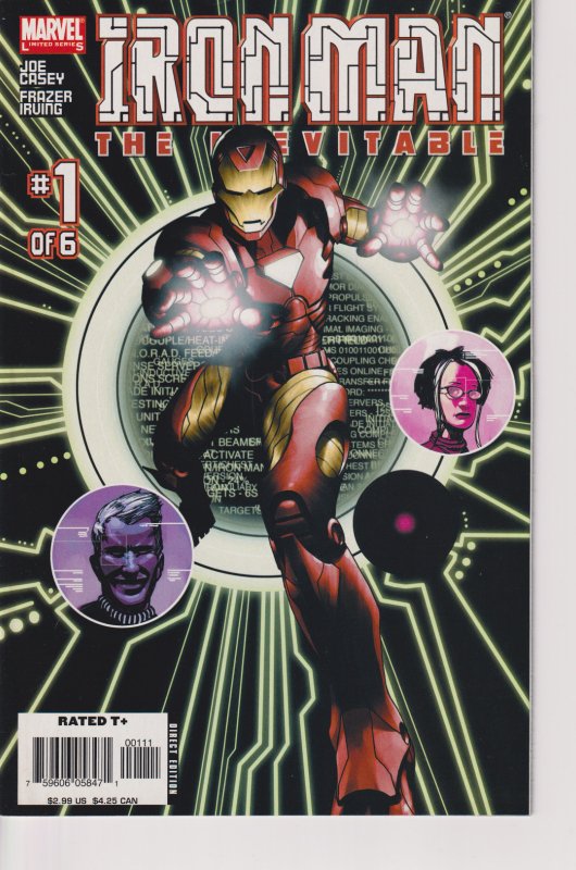 Marvel Comics! Iron Man The Inevitable! Issue #1 of 6!