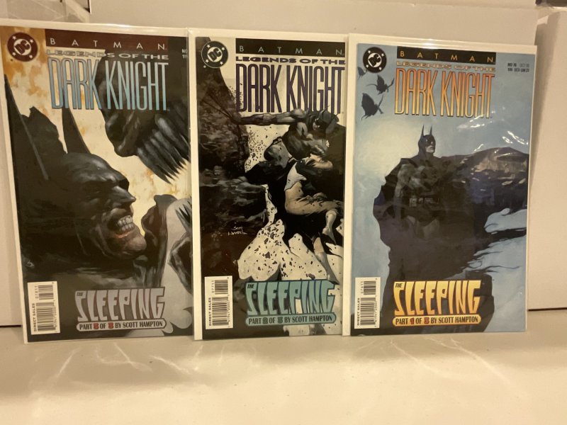 Batman: Legends of the Dark Knight 76-78 “The Sleeping” Set by Scott Hampton!