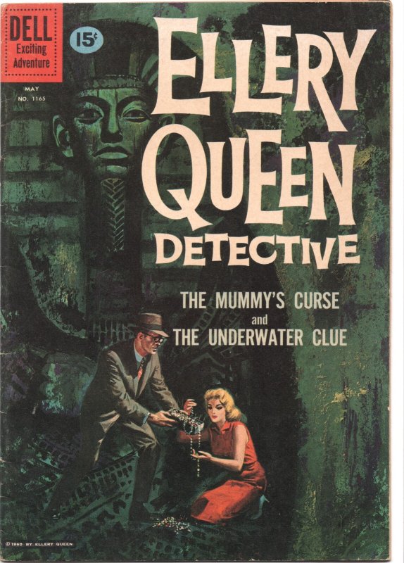 Four Color #1165 ELLERY QUEEN DETECTIVE #1 (DELL COMICS 1961) VF