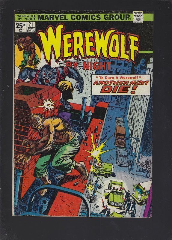 Werewolf by Night #21 (1974)