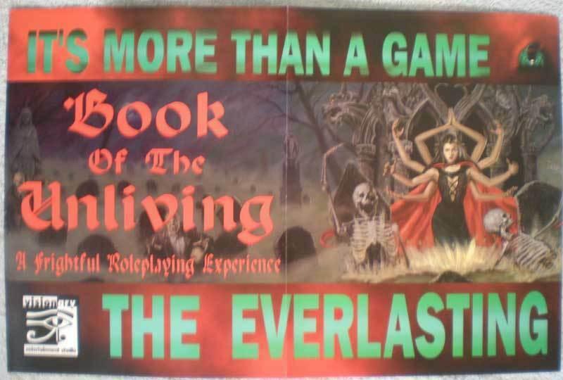 EVERLASTING Promo poster,Book of UnLiving, 1997, Unused, more in our store