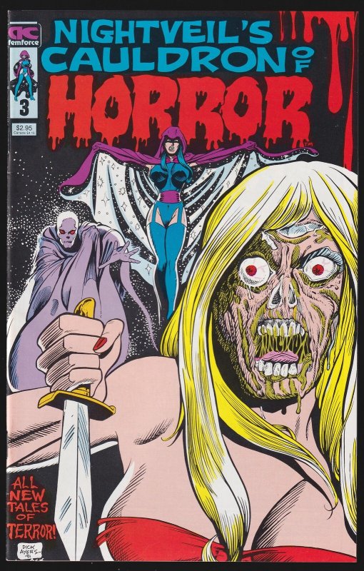 Nightveil's Cauldron of Horror 3 (1991) VF/NM AC Comics