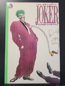 The Greatest Joker Stories Ever Told HC 1st Print Signed Jerry Robinson + Photo