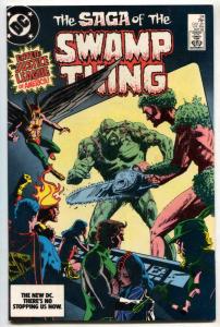 SAGA OF THE SWAMP THING #24- 1st Justice League x-over