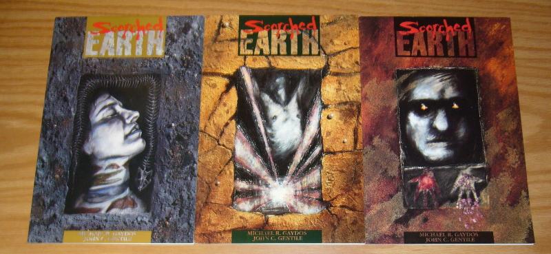 Scorched Earth #1-3 VF/NM complete series MICHAEL GAYDOS tundra comics set 2