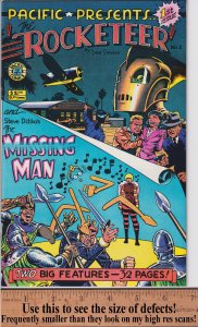 PACIFIC PRESENTS #1 (Oct 1982) VFNM 9.0, Dave Stevens, Rocketeer Steve, Ditko!