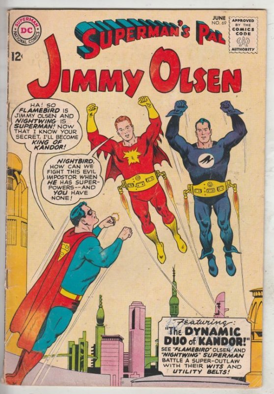 Jimmy Olsen, Superman's Pal  #69 (Jun-63) FN/VF Mid-High-Grade Jimmy Olsen