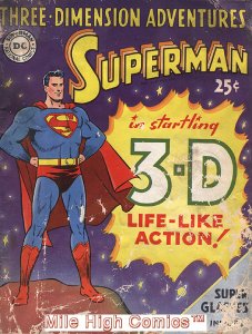 3-D SUPERMAN (1953 Series) #1 W/OGLASSES Good