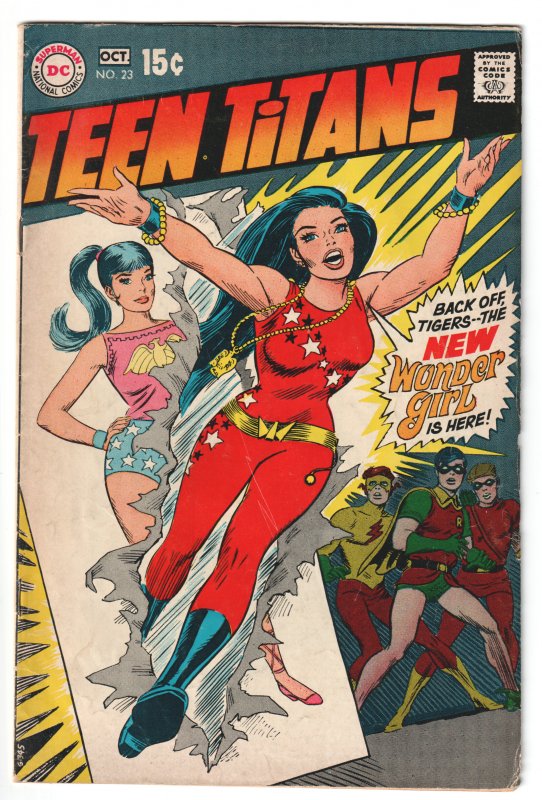 Teen Titans #23 (1969) New Wonder Girl!