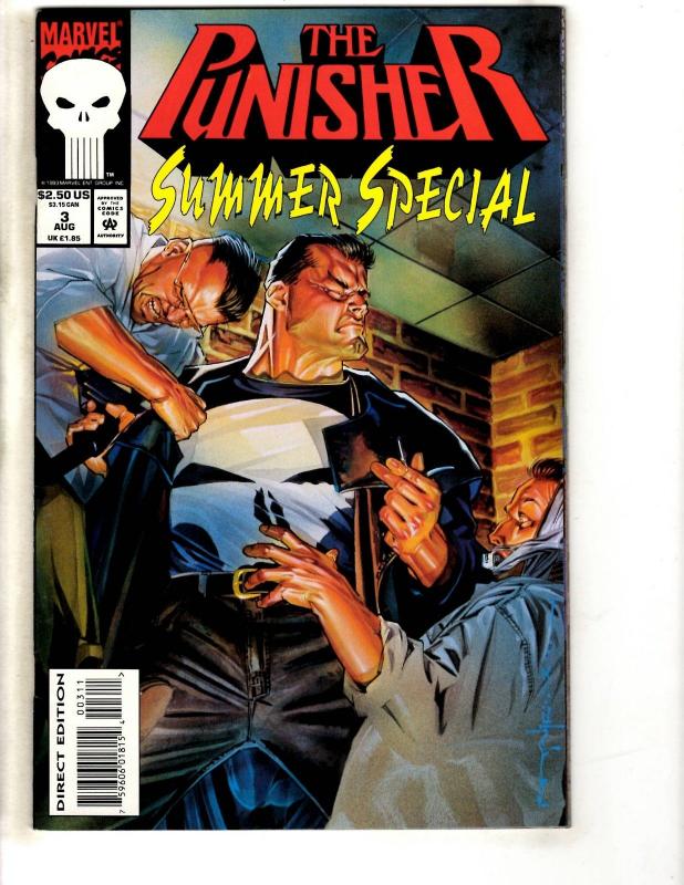 Lot Of 4 Punisher Marvel Comic Books The Prize + Summer Special # 1 2 3 CR35