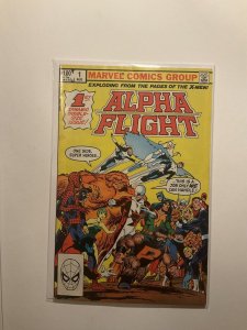 Alpha Flight 1 Very Fine+ vf+ 8.5 Marvel 