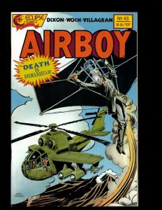 Lot of 12 Airboy Eclipse Comics Comic Books #38-48, Airboy Meets Prowler #1 JF21