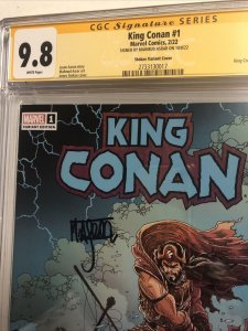 King Conan (2022) #1 (CGC 9.8 SS WP) Signed Mahmud Asrar| Stokoe Variant Cover