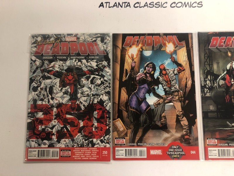 3 Deadpool  Marvel Comic Books # 043 044 250  Hulk Thor 51 KE1