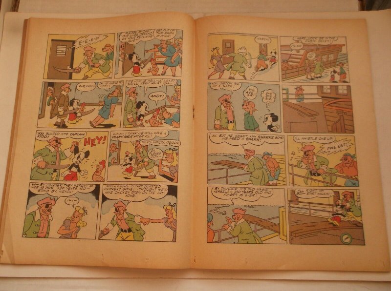 FOUR COLOR COMICS: ANDY PANDA #154, RARE GOLDEN AGE, WALTER LANTZ, 1947, VG+!!!