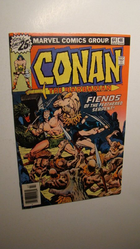 CONAN 64 *NICE COPY* 1975 ROBERT E. HOWARD BARBARIAN VS FIENDS OF THE SERPENT