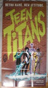 TEEN TITANS Promo Poster, 28x50, 1996,Unused, more in our store
