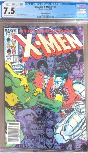 The Uncanny X-Men #191 (1985) CGC 7.5 newsstand edition