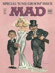 Mad #104 GD ; E.C | low grade comic Shotgun Wedding magazine