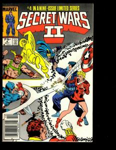 Lot of 9 Secret Wars II Marvel Comic Books 1 2 3 4 5 6 7 8 9 Beyonder DS3