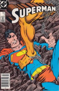 Superman (2nd Series) #7 (Newsstand) FN ; DC | John Byrne