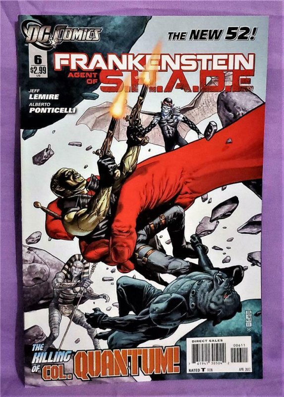 FRANKENSTEIN Agent of S.H.A.D.E. #1 - 6 Jeff Lemire DC New 52 (DC, 2011)! 