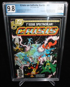 Crisis on Infinite Earths #1 (PGX 9.8) George Perez Cover - 1985