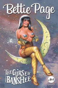 Bettie Page and the Curse of the Banshee #4B VF/NM ; Dynamite | Linsner Variant
