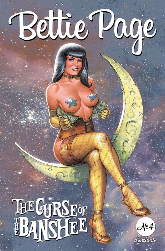 Bettie Page and the Curse of the Banshee #4B VF/NM ; Dynamite | Linsner Variant