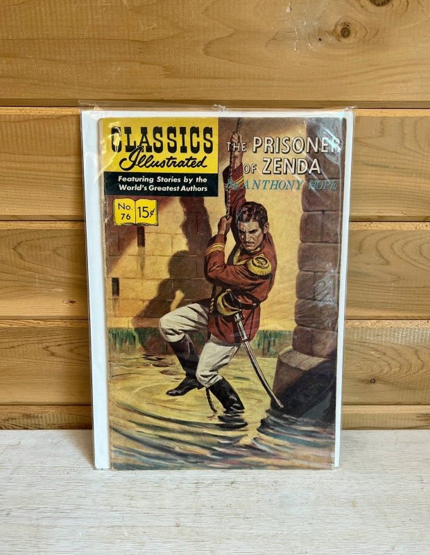 Classics Illustrated The Prisoner of Zenda #76 Vintage 1950 