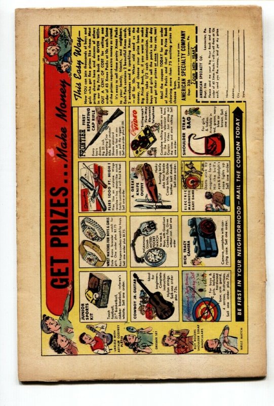 BOY COMICS #83-iron jaw-bee hive attack cover-Golden Age VG-