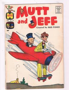 Mutt & Jeff # 118 FN Harvey Silver Age Comic Book 1960 Bud Fisher Series JH3