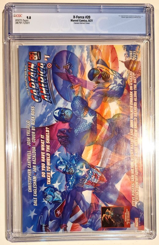 X-Force #20 (CGC 9.8, 2021) Cassara Variant