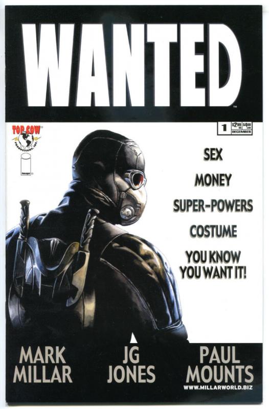 WANTED #1 2 3 4 5, NM, Mark Miller, JG Jones, 2003, 1-5 set, Top Cow, Image