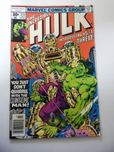 The Incredible Hulk #213 (1977) FN Condition
