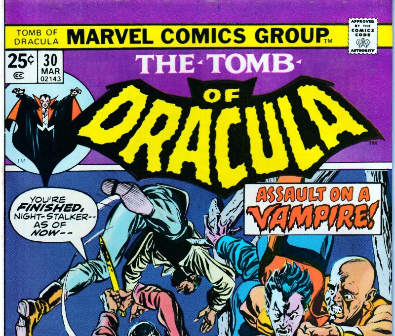 Tomb of Dracula(vol. 1) # 30  Blade The Vampire Hunter