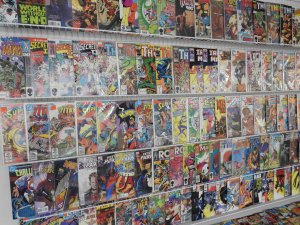 Huge Lot 160+ W/Spider-Man,  Teen Titans, Superman+ Avg VF- Condition!