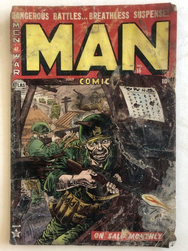 Man 16,GD, Reader... great Korean War action