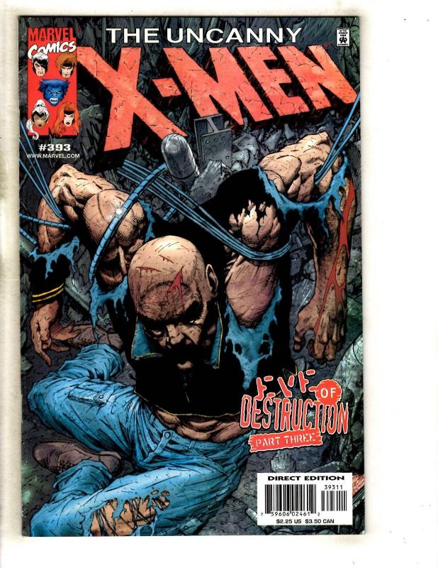 6 Uncanny X-Men Marvel Comic Books # 392 393 394 395 396 397 Wolverine CR55