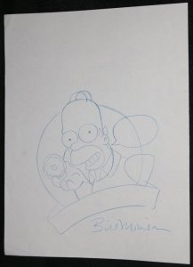 The Simpsons Winchell's Donut Campaign Logo Art - Homer Art by Bill Morrison