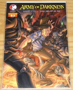 Army of Darkness: Shop Till You Drop Dead #3 VF/NM glow in the dark variant COA 