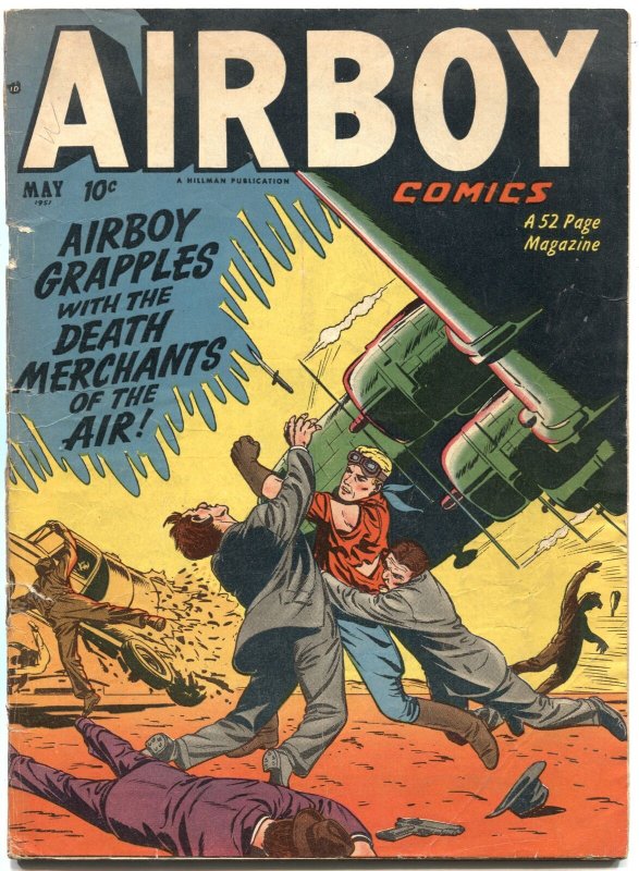 AIRBOV VOL 8 #4-1951-HEAP-GERALD McCANN-BERNIE KRIGSTEIN-HILLMAM PUBS