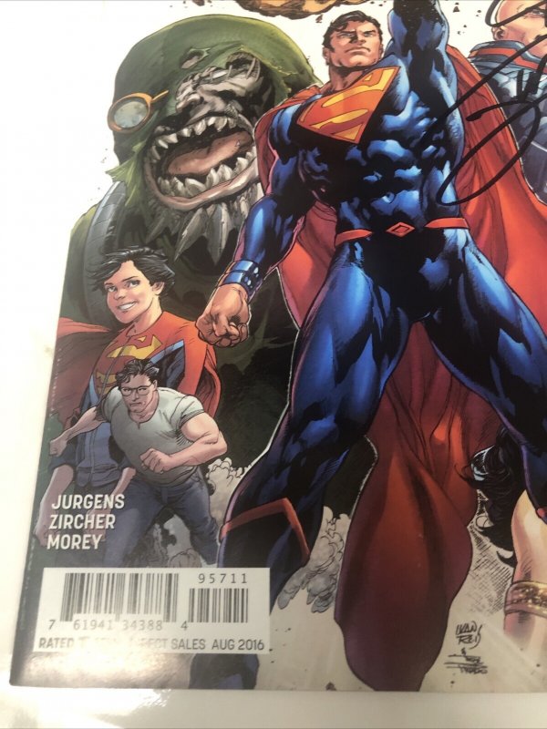 Action Comics # 957 (2016)  Signed Dan Jurgens • DC Comics • Zircher • Morey
