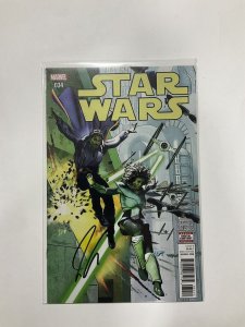 Star Wars 34 Near Mint Nm Signed Jason Aaron Marvel