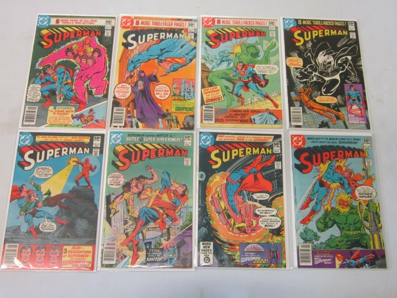 Superman Comic Lot #351-398 42 Different Books 8.0 VF (1980-1984)
